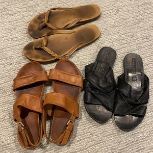 3 pairs of shoes size 8.5/9